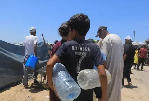 Water for 200 People in Gaza